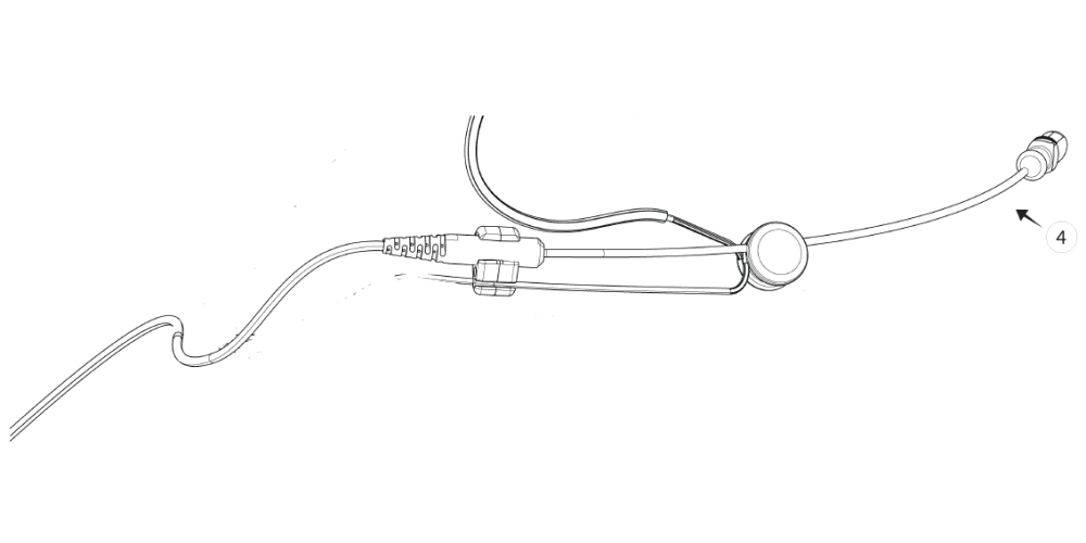 SHURE RPMDH5T/O-MTQG Brazo diadema de repuesto con cápsula Duraplex DH5 RPMDH5T/O-MTQG