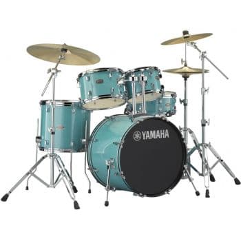Yamaha rdp0f5 turquoise glitter set batería acústica