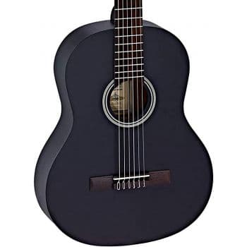 Ortega rst5 mbk guitarra clásica para estudio 4/4 black