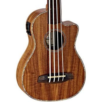 Ortega caiman-fl-gb ukelele bajo freatless