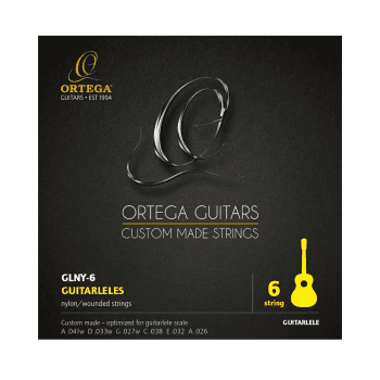 Ortega glny-6 juego de cuerdas para guitalele