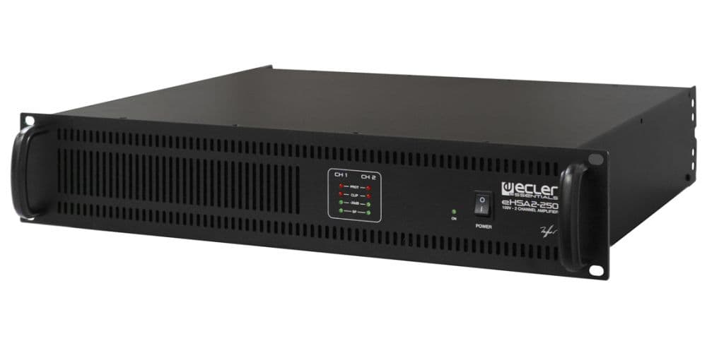 Ecler Amplificador Multicanal de Alta Impedancia 2x250W 100V eHSA2-250
