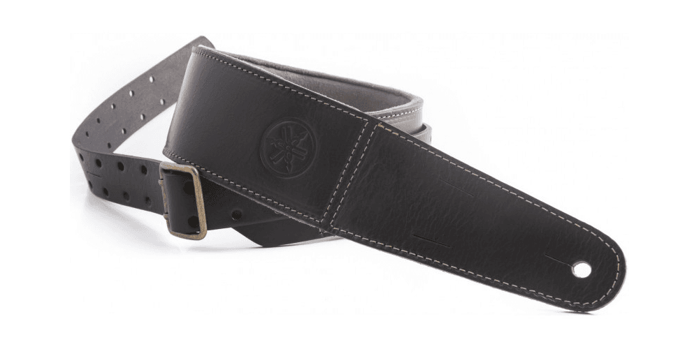 Yamaha By Righton Backbeat Black Correa Cuero Premium Curtido Vegetal RIGBACKBLK