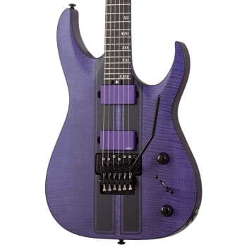 Schecter banshee gt fr satin trans purple. guitarra eléctrica