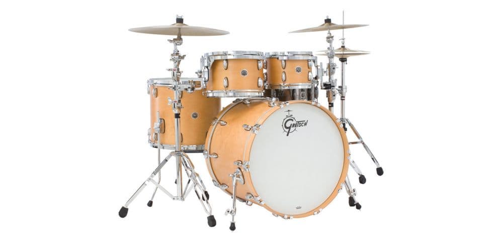 Gretsch Drums GB-E8246-SN Set 4 Piezas USA Brooklyn Bombo 22 Satin Natural Set 4 Piezas USA Brooklyn Bombo 22 Satin Natural