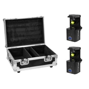 Eurolite set 2x led tsl-350 scan cob + case