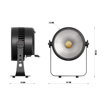 Triton Blue Aqua 200 WW Foco COB LED Profesional Exterior Cool White + Warm White IP65 ( REACONDICIONADO ) Aqua 200 WW