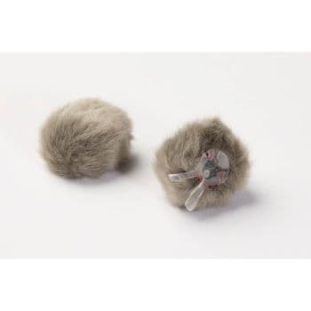 Dpa air1-grey-s antiviento lavalier/headset. gris. tamaño s(ø 2.5-4.3mm).