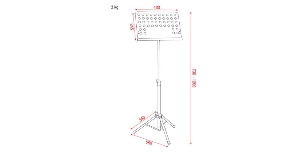DAP Audio Music Stand Pro Music Stand Pro