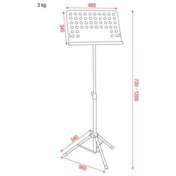 DAP Audio Music Stand Pro Music Stand Pro