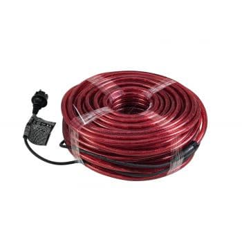 Eurolite rubberlight rl1-230v red 44m tira led