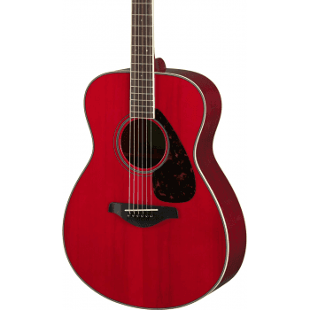 Yamaha fs820rr ll guitarra acústica ruby red