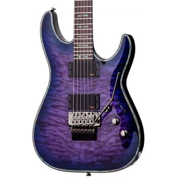 Schecter hellraiser c-1 fr trans purple burst. guitarra eléctrica ( reacondicionado )