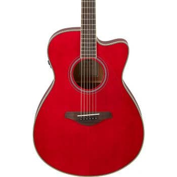 Yamaha fsc-ta ruby red guitarra transacoustic