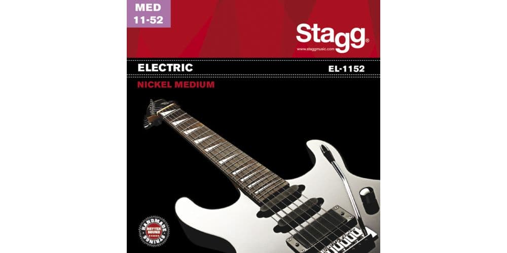 Stagg EL-1152 Juego de cuerdas de acero niquelado para guitarra eléctrica EL-1152