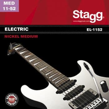 Stagg EL-1152 Juego de cuerdas de acero niquelado para guitarra eléctrica EL-1152