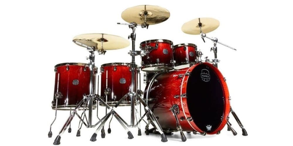 Mapex SV628XBKLE Saturn Cherry Mist Maple Burst Batería Acústica SV628XBKLE