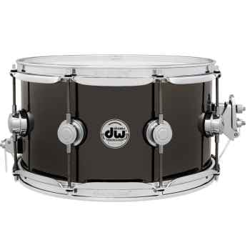 Drum workshop drvb0713svc black nickel over brass 13x7 caja batería