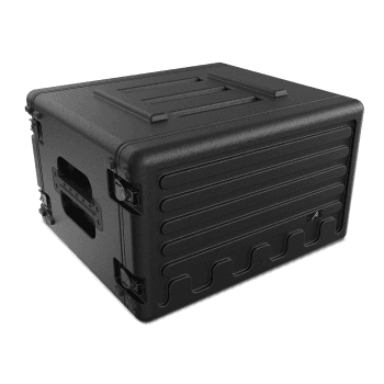 Audibax fab40 6u rack flightcase negro