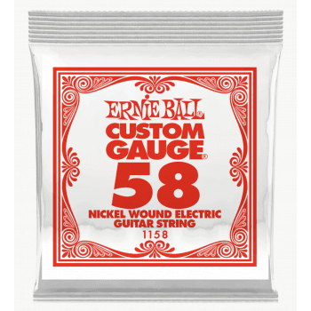 Ernie ball 1158 slinky entorchada cuerda para guitarra eléctrica 058