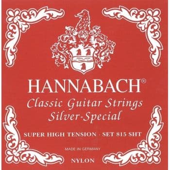 Hannabach 815sht red super high tension cuerdas para guitarra clásica