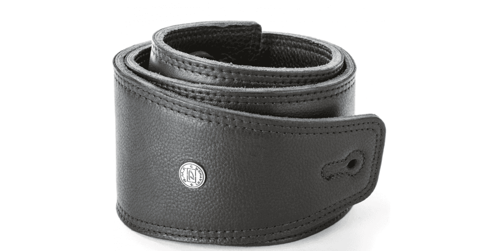 Dunlop BMF16BK Correa Guitarra o Bajo Cuero Negra BMF16BK