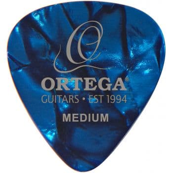 Ortega ogp-bp-m10 set de púas medium 10 unidades blue pearl