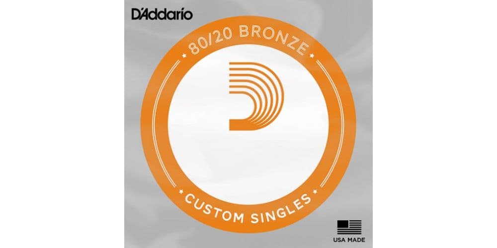 D´addario BW035 Cuerda Individual de Guitarra Acústica con Entorchado de Bronce .035 BW035