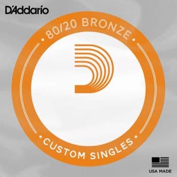 D´addario BW035 Cuerda Individual de Guitarra Acústica con Entorchado de Bronce .035 BW035