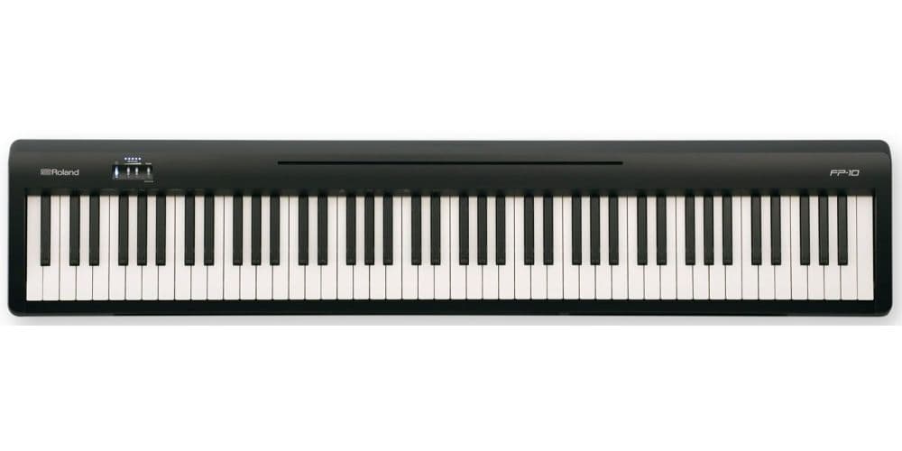 Roland FP10 Piano Digital Negro + Audibax Onyx 130 Soporte Premium + Audibax KB150