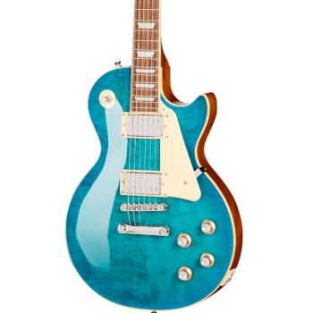 Epiphone les paul standard 60s quilt ocean water perimeter