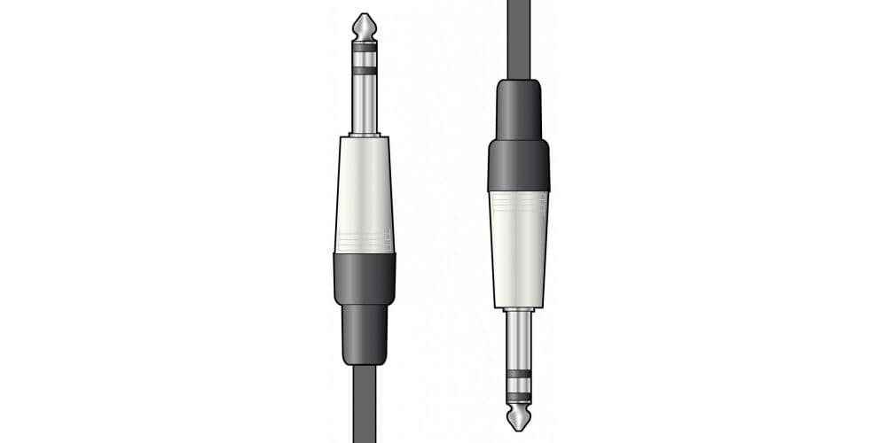 Chord Cable Jack 6.3mm Stereo - Jack 6.3mm Stereo 1.5 Metros Cable Jack 6.3mm Stereo - Jack 6.3mm Stereo 1.5 me