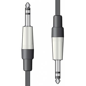 Chord Cable Jack 6.3mm Stereo - Jack 6.3mm Stereo 1.5 Metros Cable Jack 6.3mm Stereo - Jack 6.3mm Stereo 1.5 me