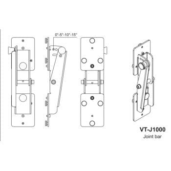 Fbt vt-j 1000 barra articulada 2 x cs 1000 sat