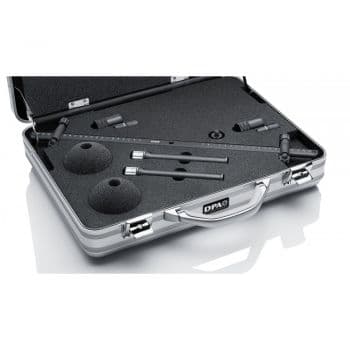 Dpa 3532-sp kit estéreo gran diafragma p48 v con soportes y maletín