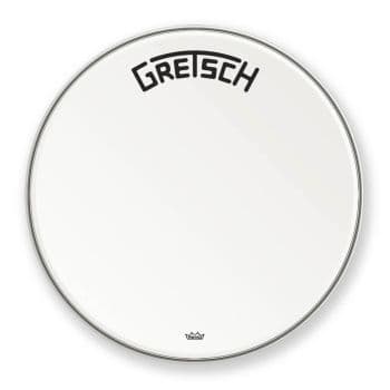 Gretsch Drums GRDHCW26B Parche Bombo 26 Pulgadas Ambassador blanco rugoso GRDHCW26B