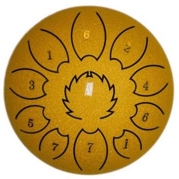 Fzone steel tongue drum f-zone std618n oro (6 8 notas)