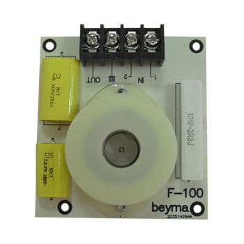 Beyma f-100 filtro altavoz. frecuencia cruce 6300 khz