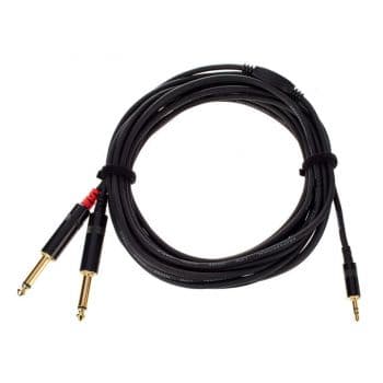 Cordial cfy 6 wpp cable pro 2 jack a minijack stereo 6 metros