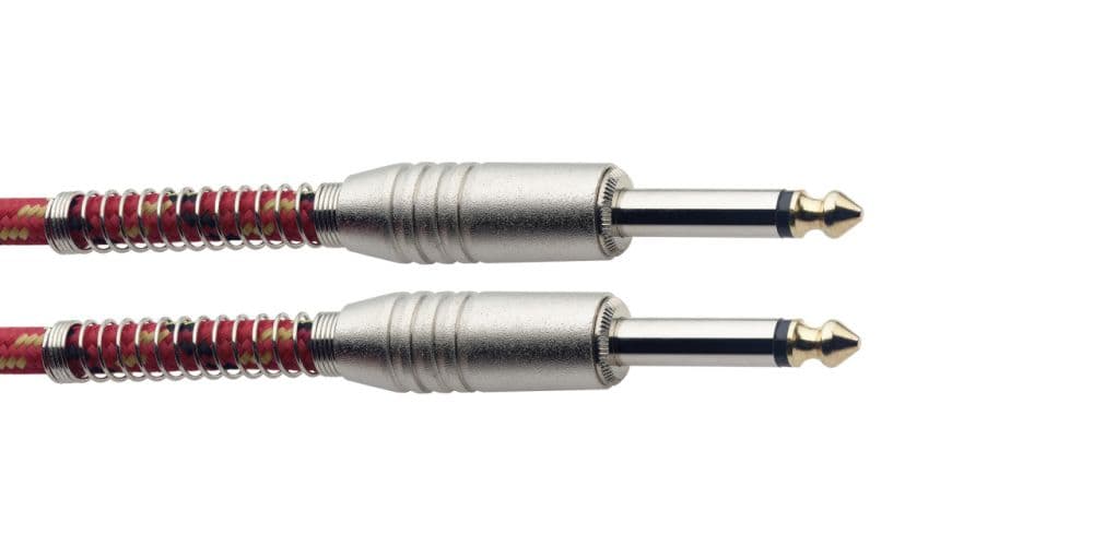Stagg SGC3VT-RD Cable de 3metros jack a jack de 6.3 Rojo SGC3VT RD