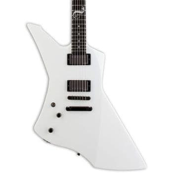 Esp eii snakebyte lh snow white guitarra eléctrica