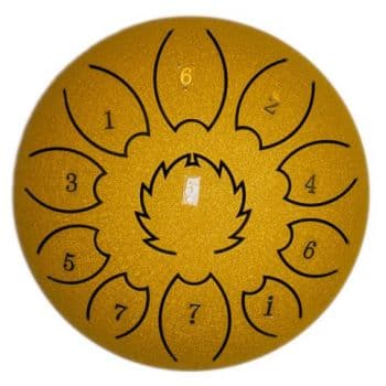 Fzone steel tongue drum f-zone std611n oro (6 11 notas)