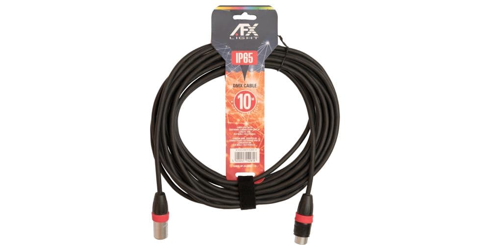 AFX DMX-IP-XLRMF-10 Cable DMX IP65 10m DMX CABLE IP65 XLR M/XLR F - 10m