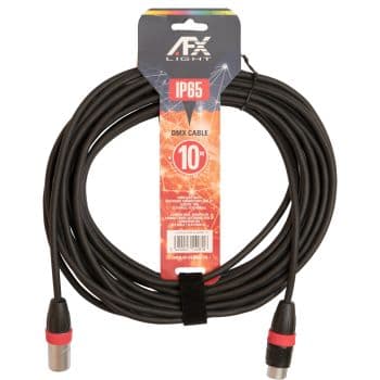 AFX DMX-IP-XLRMF-10 Cable DMX IP65 10m DMX CABLE IP65 XLR M/XLR F - 10m