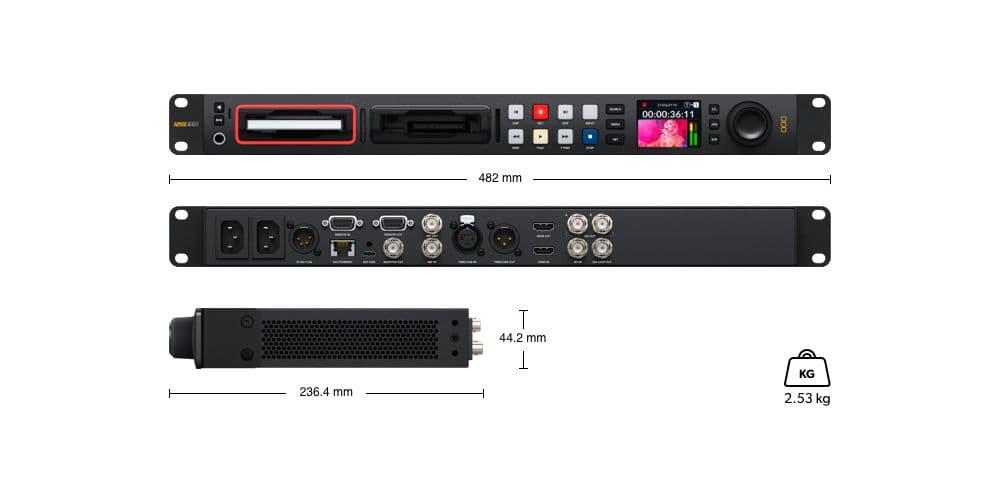 Blackmagic HyperDeck Studio 4K Pro HyperDeck Studio 4K Pro