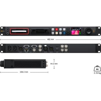 Blackmagic HyperDeck Studio 4K Pro HyperDeck Studio 4K Pro