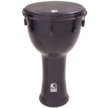 Toca Percussion SFDMX-14BMB Black Mamba Djembe Freestyle Mechanically Tuned SFDMX-14BMB