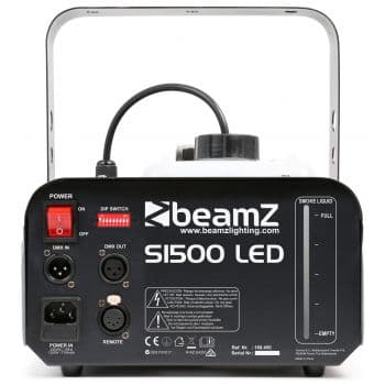 Beamz S1500 LED Maquina de Humo con Leds 9x 3W RGB DMX 160455 S1500 LED