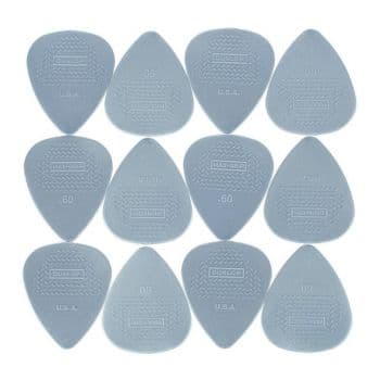 Dunlop nylon max grip 0.60 mm. set 12 púas