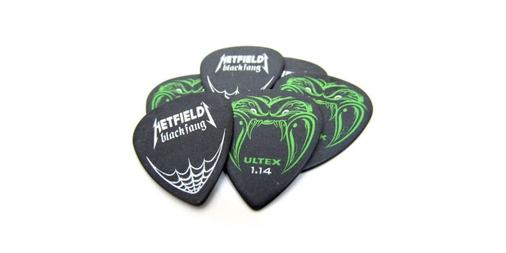 Dunlop James Hetfield Black Fang de 1,14 mm Pack 6 Un. PH112P114